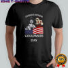Christopher Columbus Day American flag political 2025 shirt