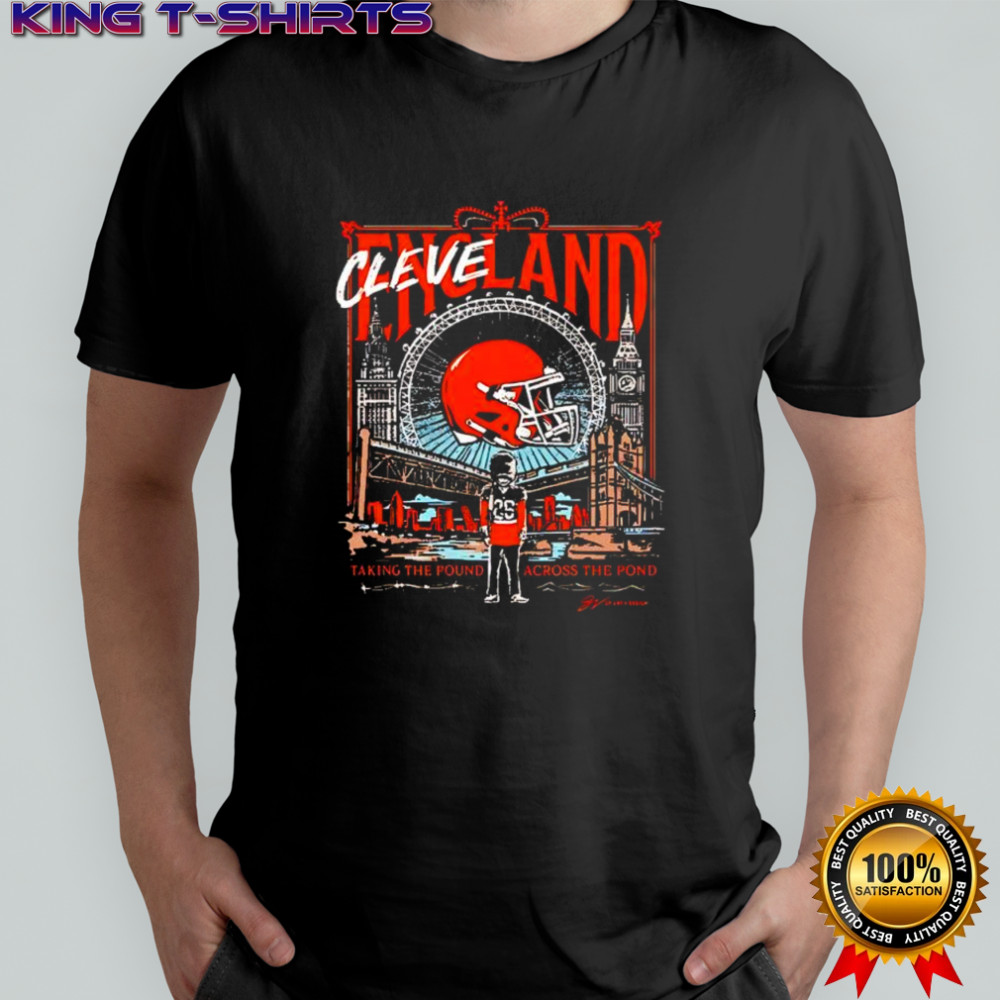 Cleveland Browns football taking the pound across the pond shirt