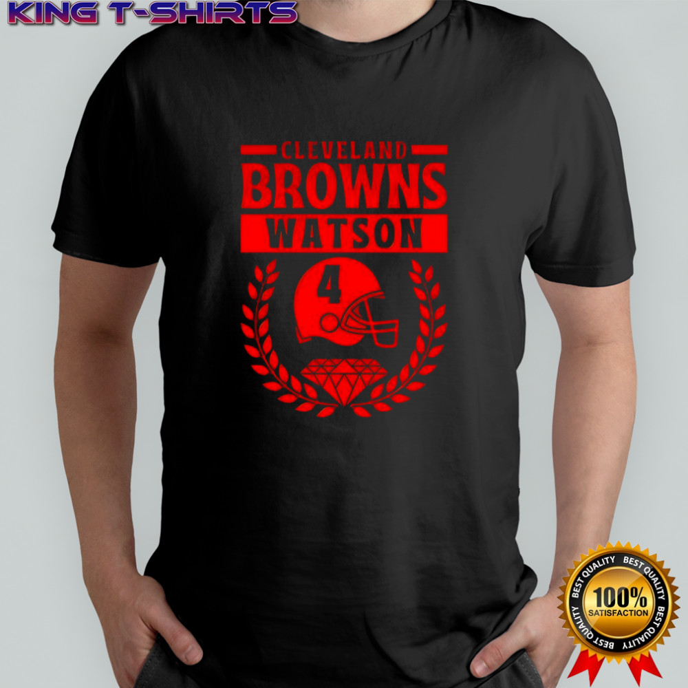 Cleveland Browns Watson Football Player 4 Helmet Diamond Logo shirt