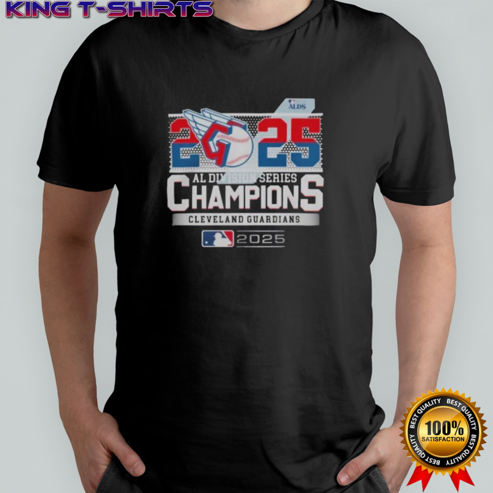 Cleveland Guardians 2025 MLB Postseason AL Division Series Champions Celebration T-Shirt