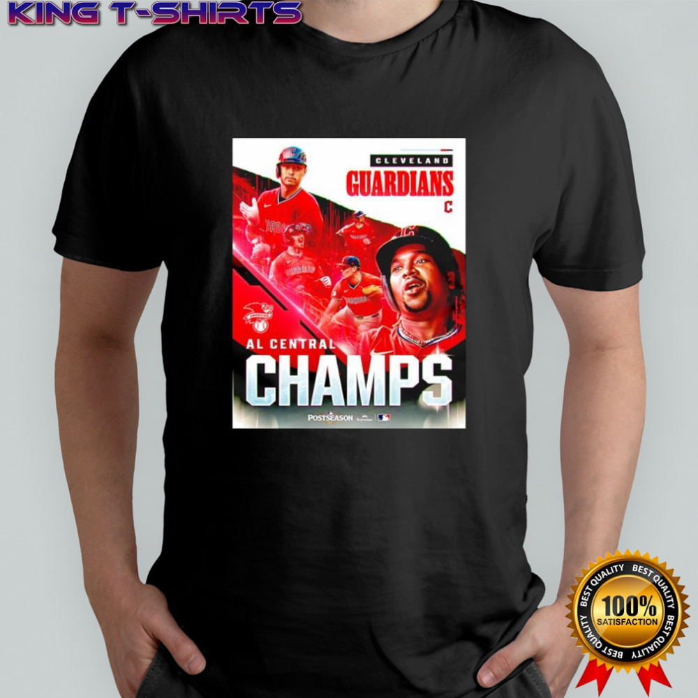 Cleveland Guardians AL Central Champs palyers poster shirt