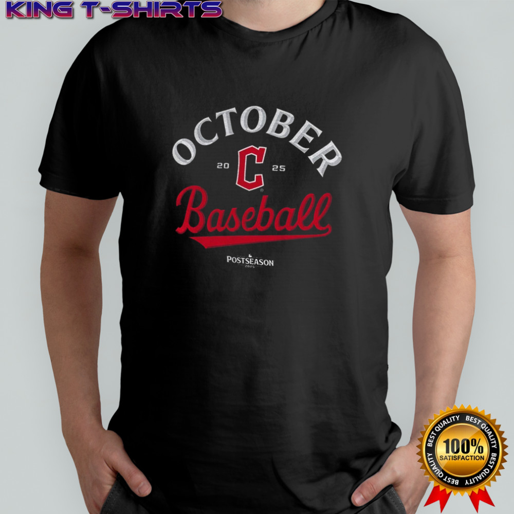 Cleveland Guardians October baseball 2025 MLB Postseason shirt