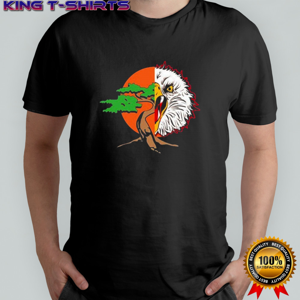 Cobra Kai Eagle Fang Miyagi Do Split Logo T-shirt