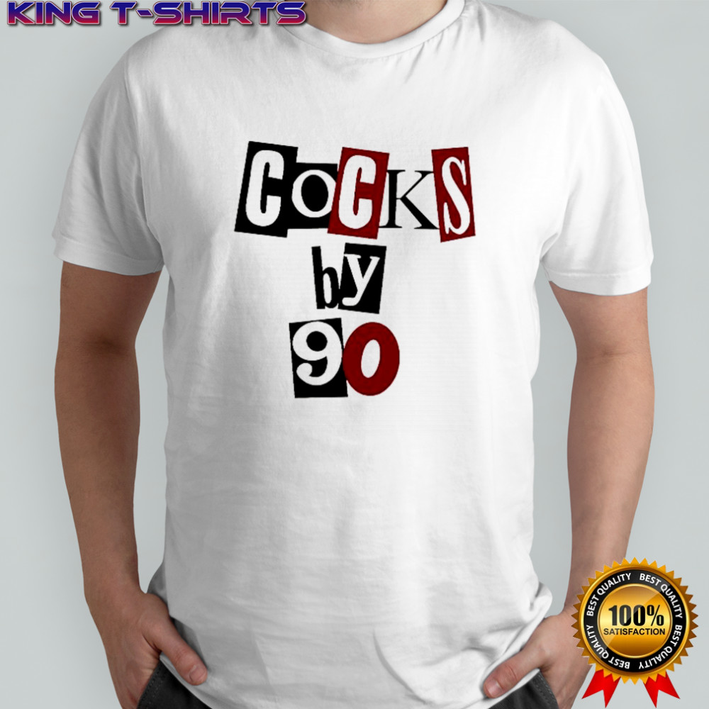 Cocks by 90 bold playful graphic statement shirt