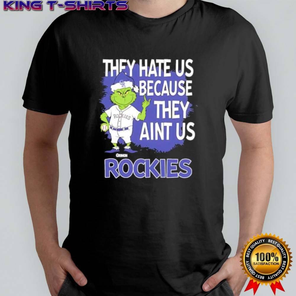 Colorado Rockies Grinch Christmas They Hate Us Ain’t Us shirt