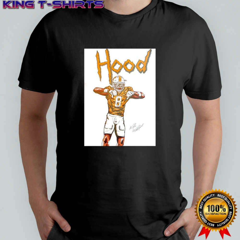 Colton Hood Tennessee Volunteers signature poster shirt