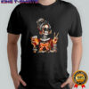 Cool skeleton girl with bandana coffee cup and peace sign shirt
