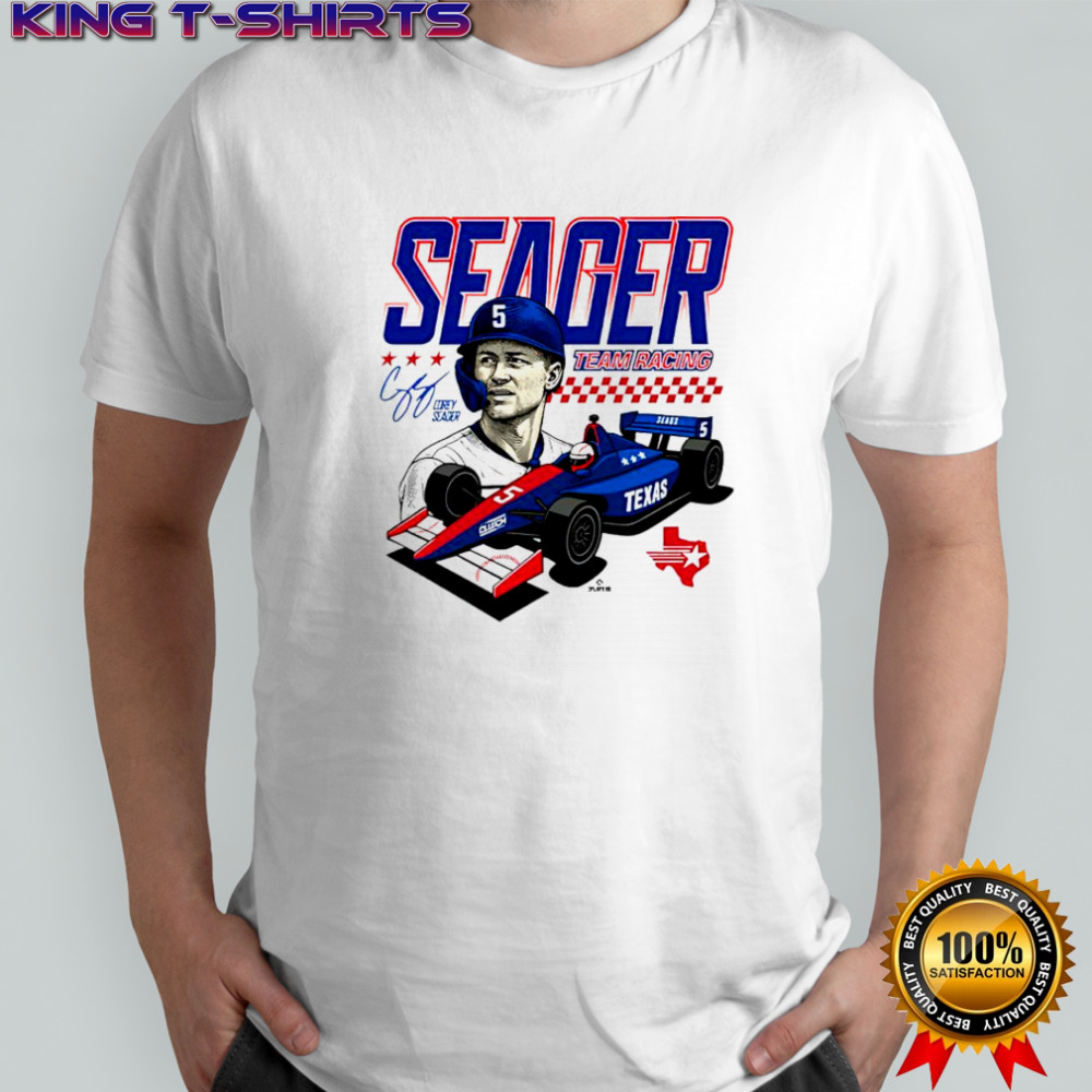 Corey Seager Team Racing Texas signature graphic shirt