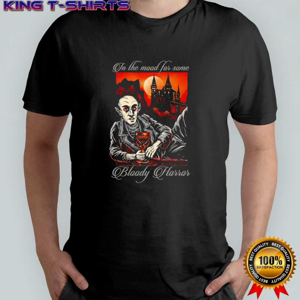 Count Orlok from Nosferatu in the mood for some bloody horror shirt