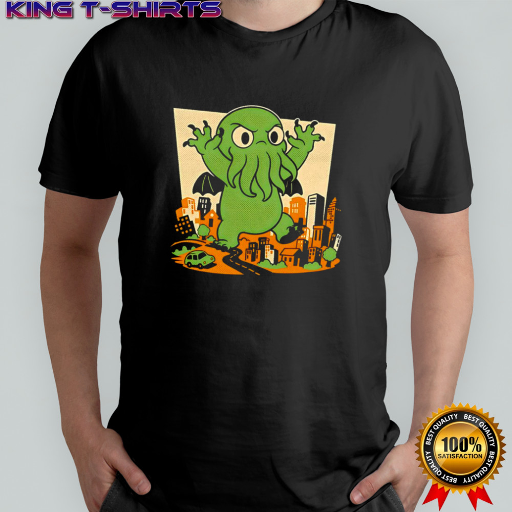 Cthulhu City Destruction shirt