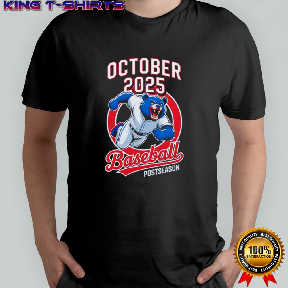 Cubs October Postseason Chicago Cubs Playoff Baseball shirt