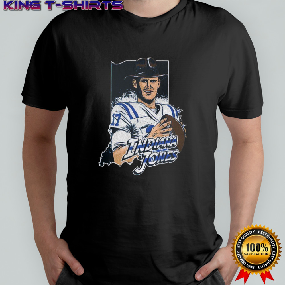 Daniel Jones 17 Indianapolis Colts Indiana Jones shirt