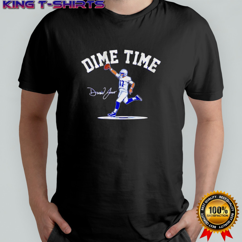 Daniel Jones Indianapolis Colts Dime time singnature shirt