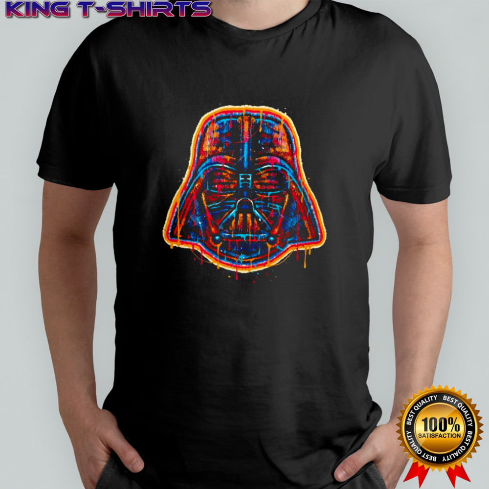 Dark Side Star Wars colorful melting shirt