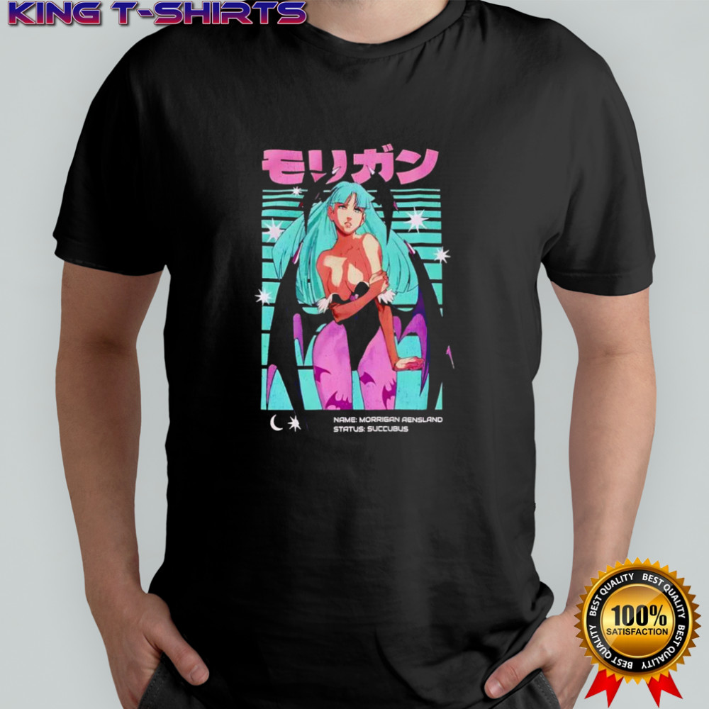 Darkstalkers Morrigan Aensland shirt