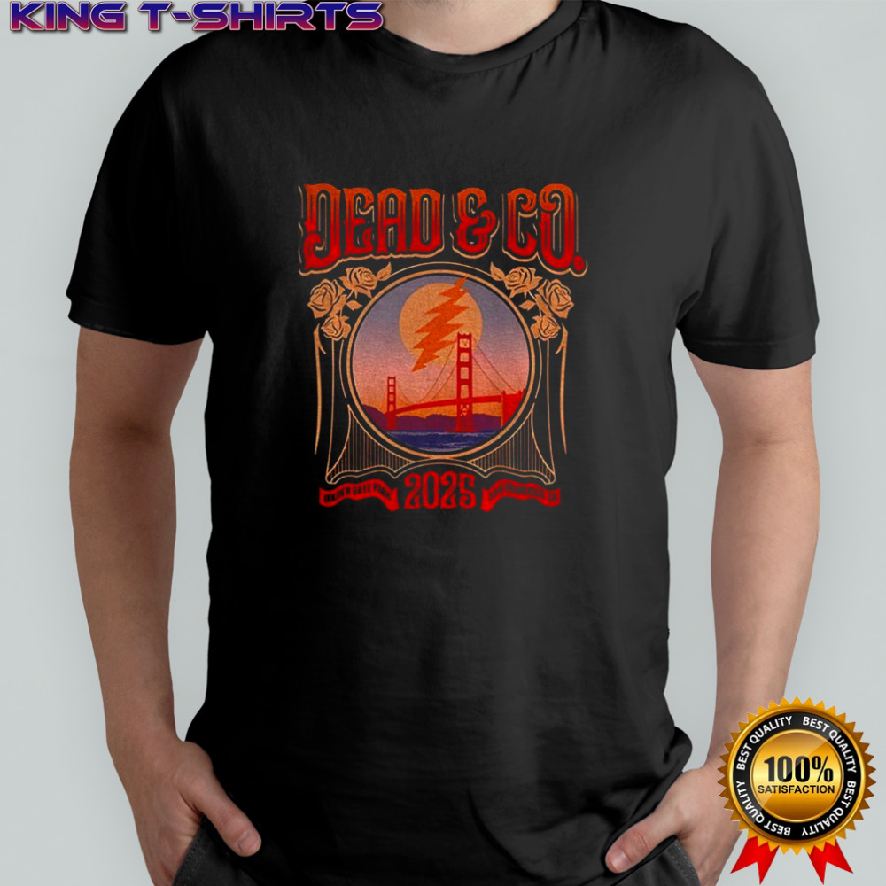 Dead And Company Golden Gate 2025 shirt
