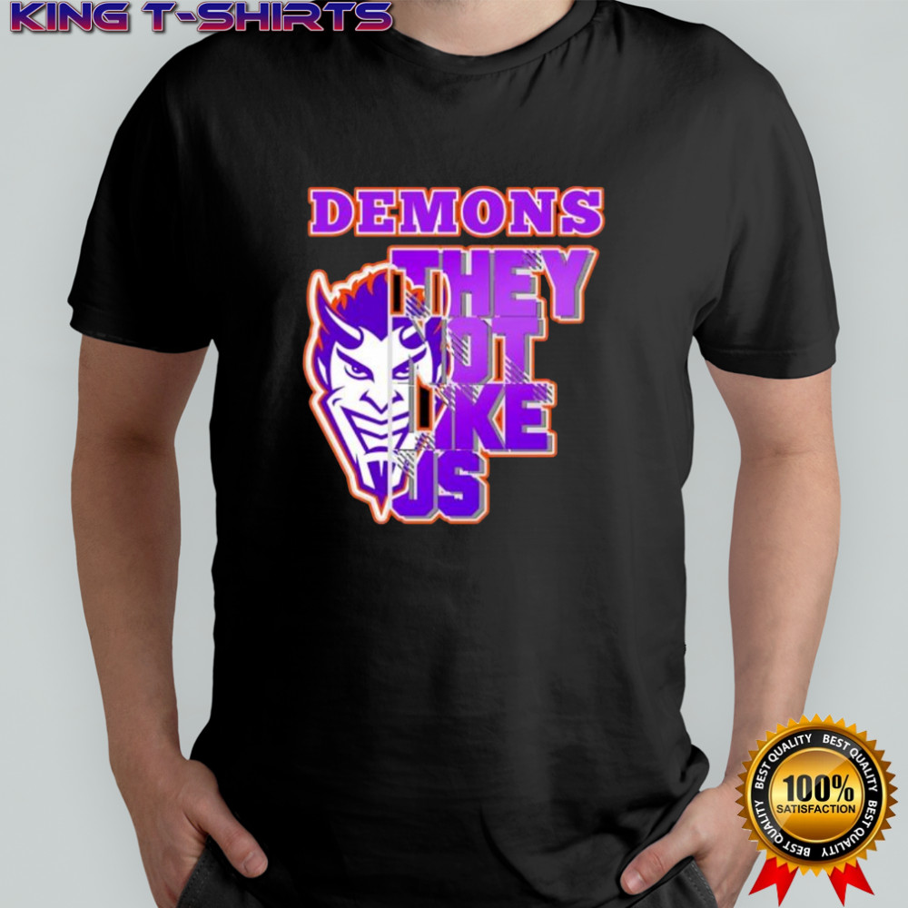Demons They Not Like Us Devil Mascot shirt