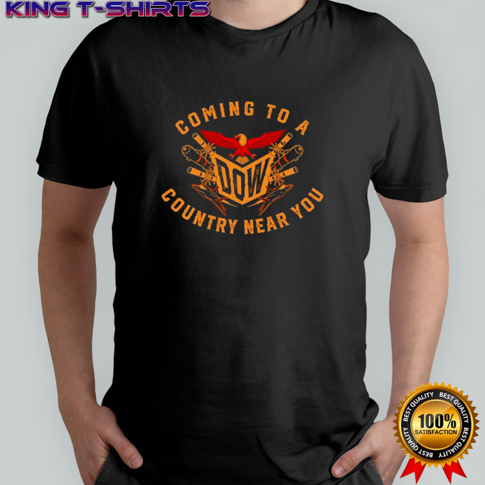 Department of war coming to a country near you shirt