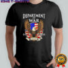 Department of War Eagle with American Flag and Guns Shirt