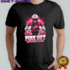 Detroit Lions football pink out tackle breast cancer shirt
