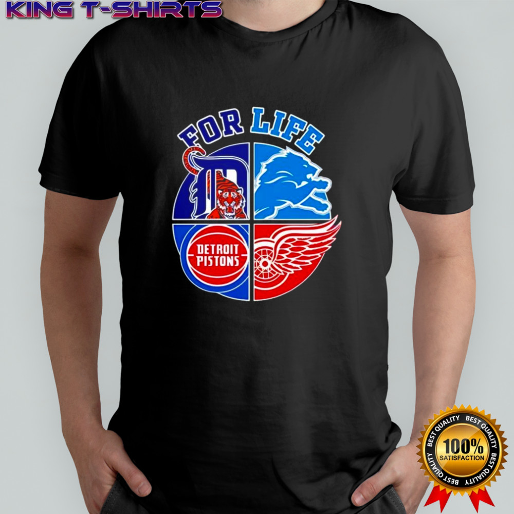Detroit Sports for life logo shirt
