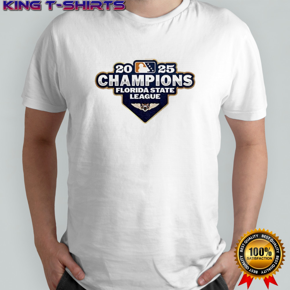 Detroit Tigers 2025 Champions Florida State League Lakeland Flying shirt