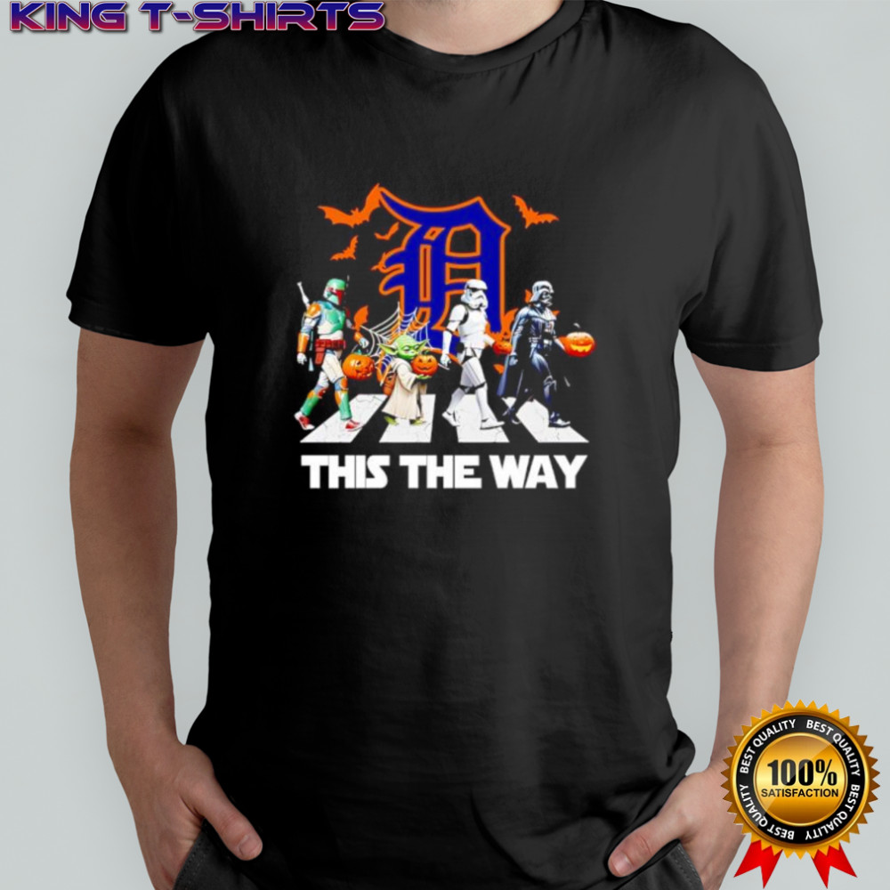 Detroit Tigers Star Wars This The Way Halloween shirt