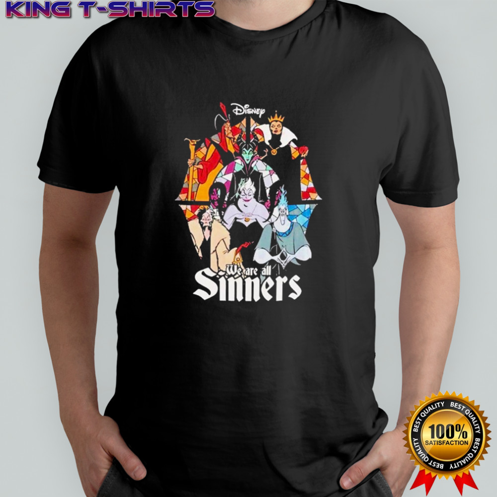 Disney Villains We Are All Sinners T-Shirt
