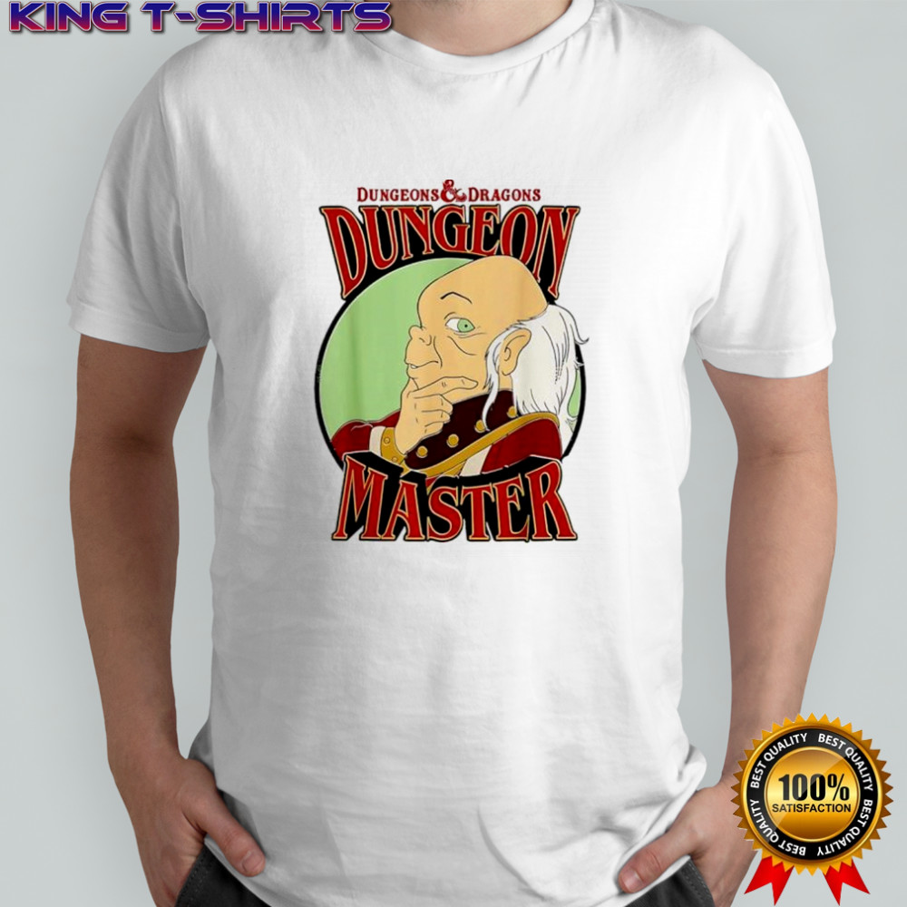 Dung Master Dungeons and Dragons cartoon character shirt