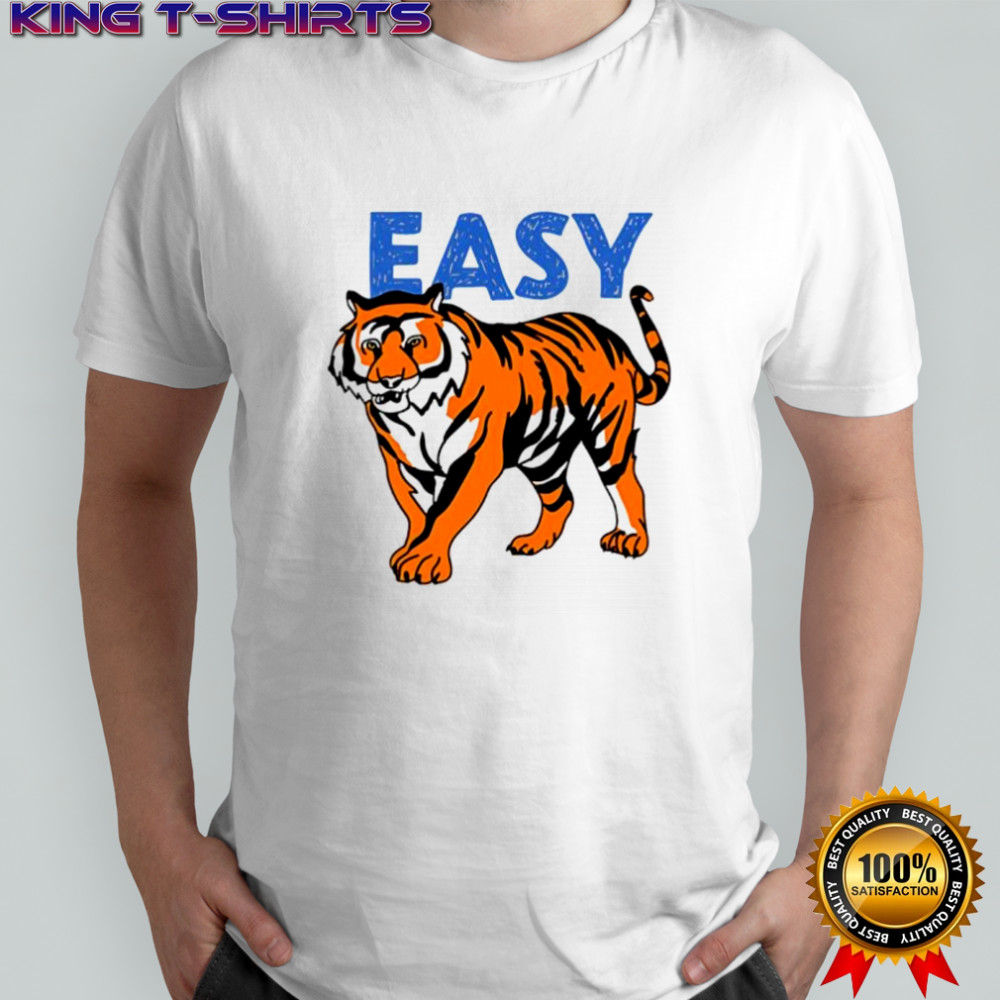 Easy tiger wild animals graphic shirt