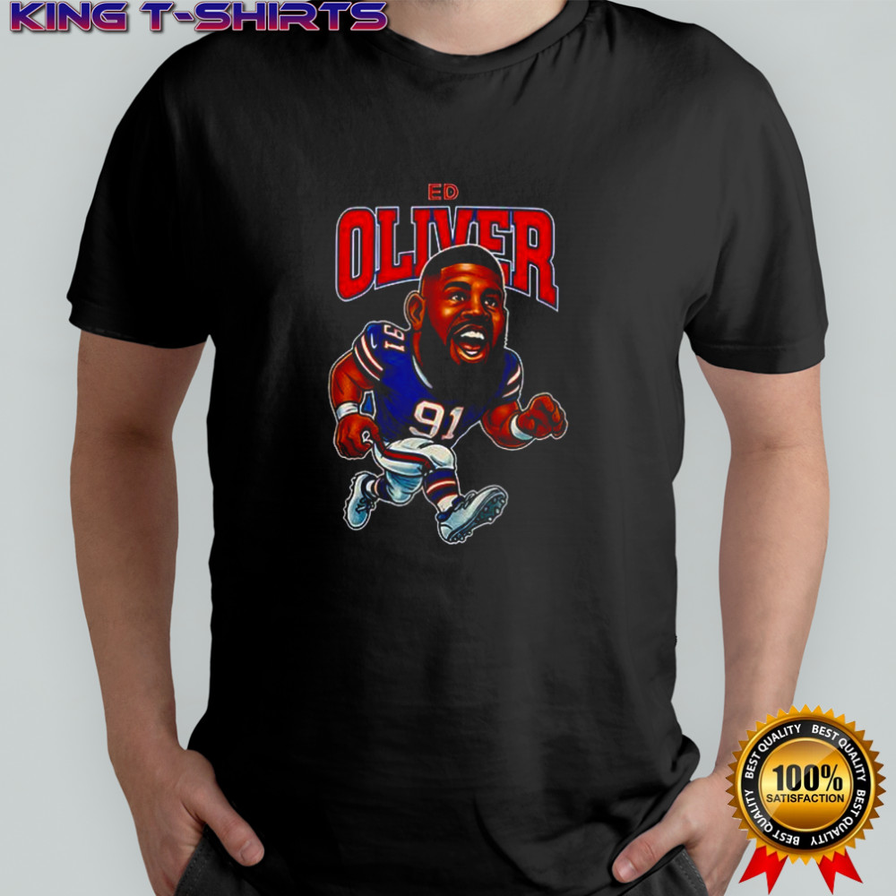 Ed Oliver Football Caricature Cartoon shirt