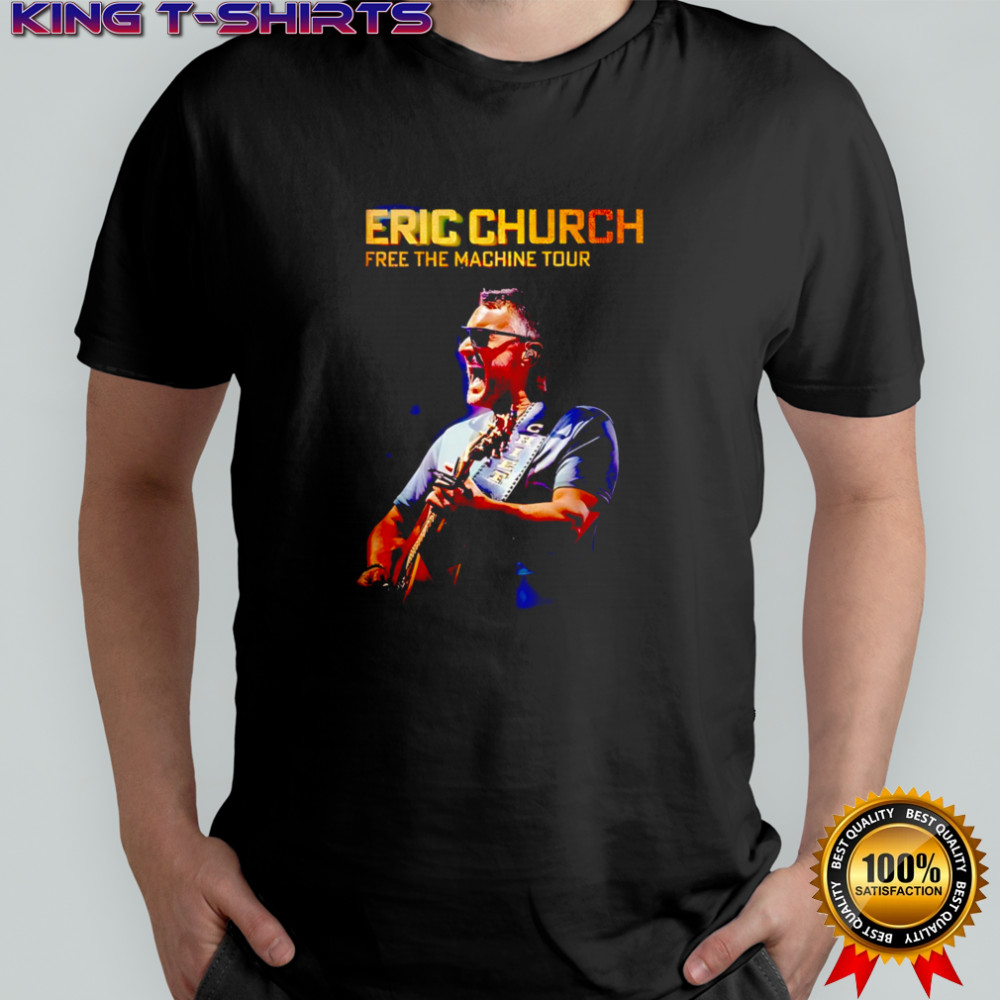 Eric Church Free The Machine Tour 2025 2026 North America Schedule shirt