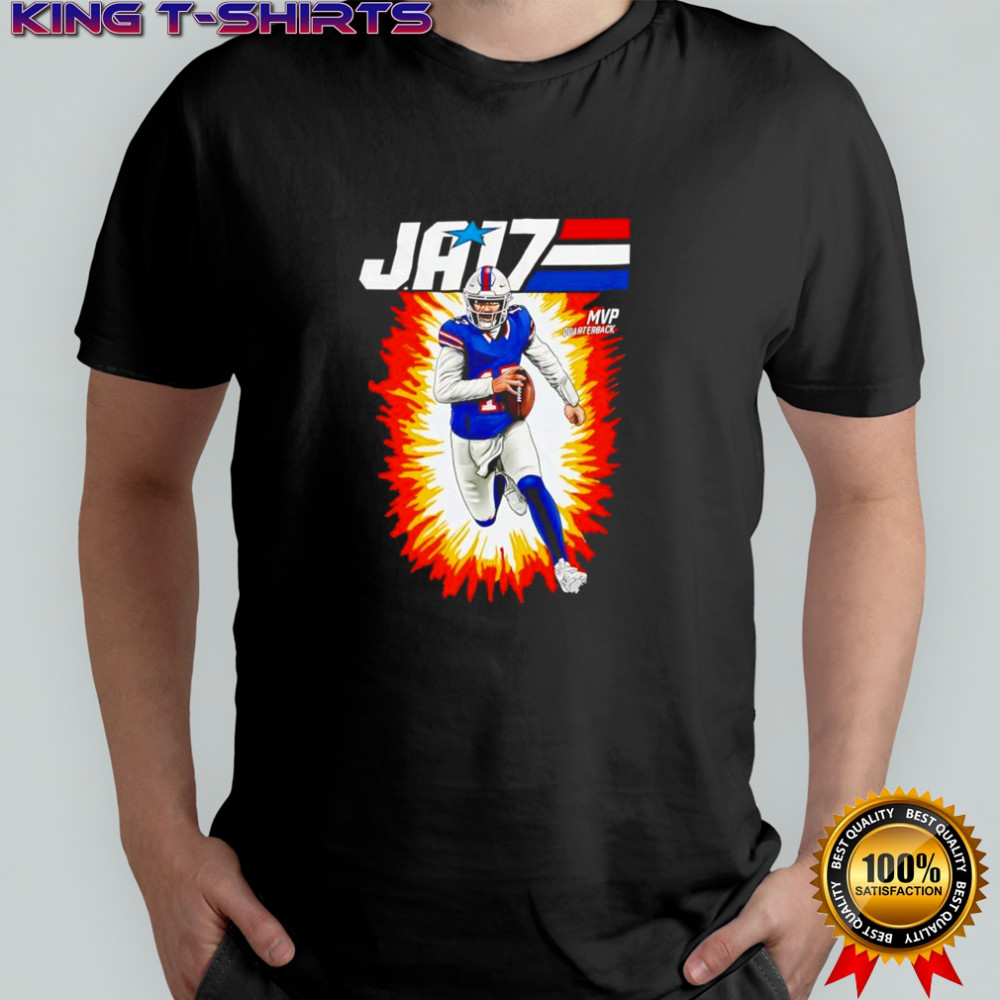Eric Wood Josh Allen Velveteen Plush Quarter Back shirt