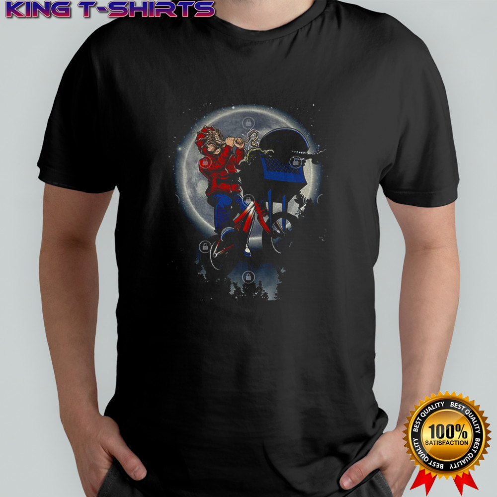 E.T. the Extra-Terrestrial and Alien Stranger Things shirt