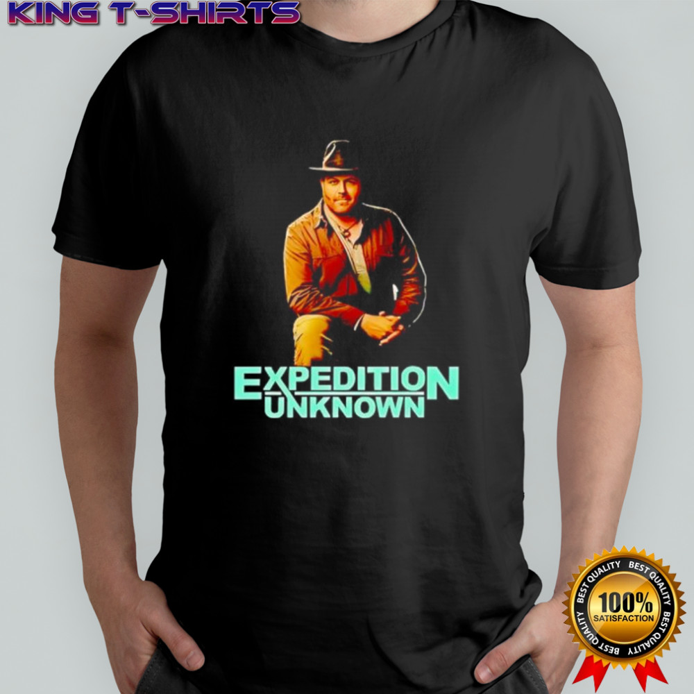 Expedition Unknown host Josh Gates vintage graphic shirt
