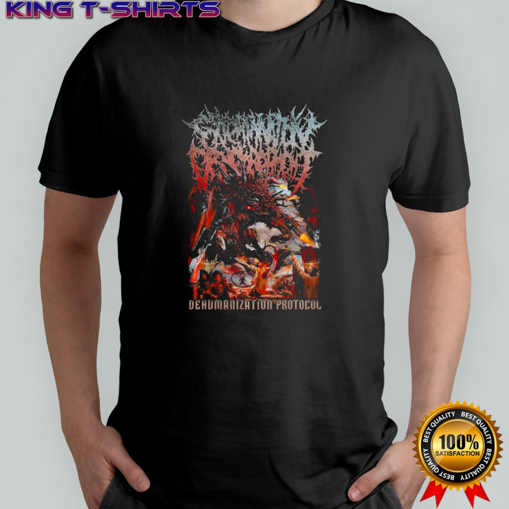 Extermination Dismemberment Dehumanization Protocol T-shirt