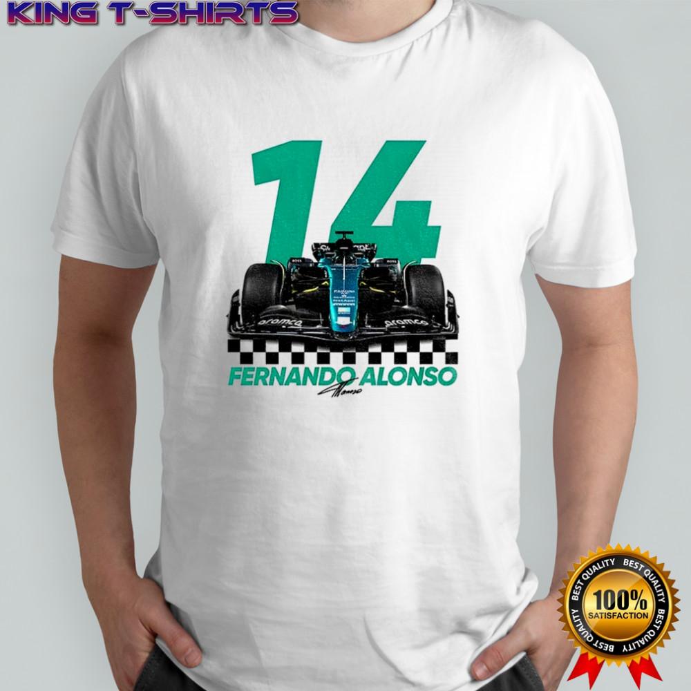 Fernando Alonso F1 Racing Legend Fan Motorsport signature shirt