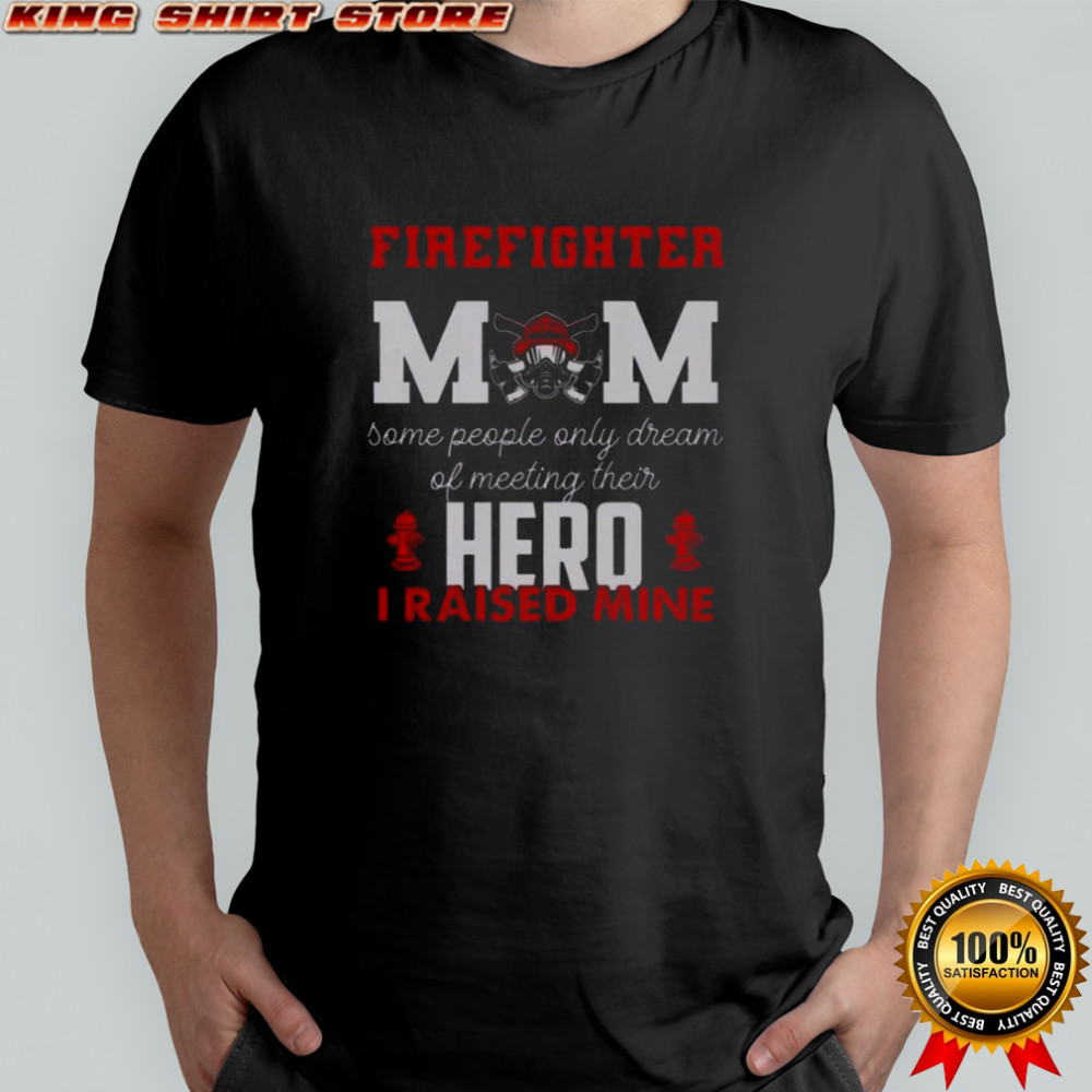 Firefighter Mom Firewoman Proud Moms Mother’s Day Vintage T-Shirt