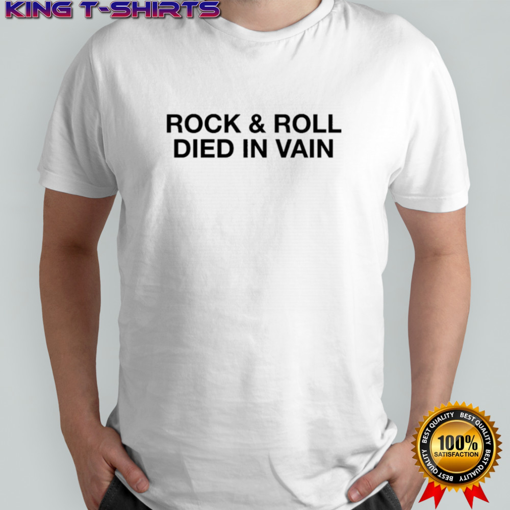 Fontaines D.C. Rock And Roll Died In Vain T-shirt