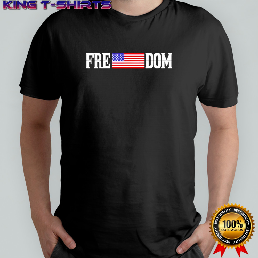Freedom Freedom USA Flag retro shirt