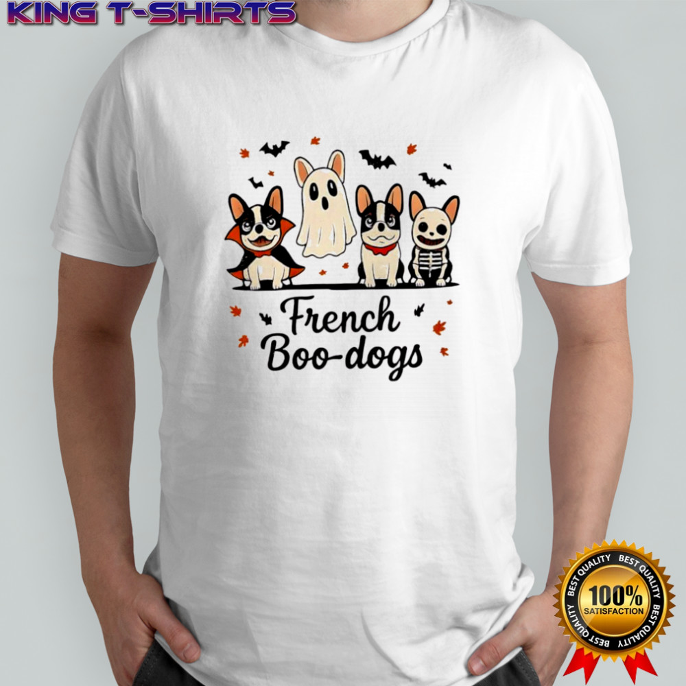 Frenchie Boo Dogs French Bulldog Halloween shirt