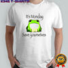 Funny frog it’s monday save yourselves shirt