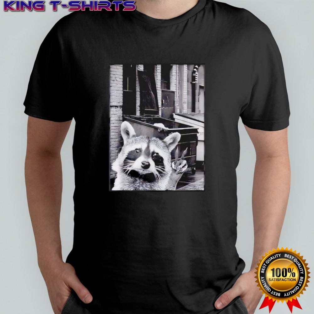 Funny Raccoon Selfie shirt