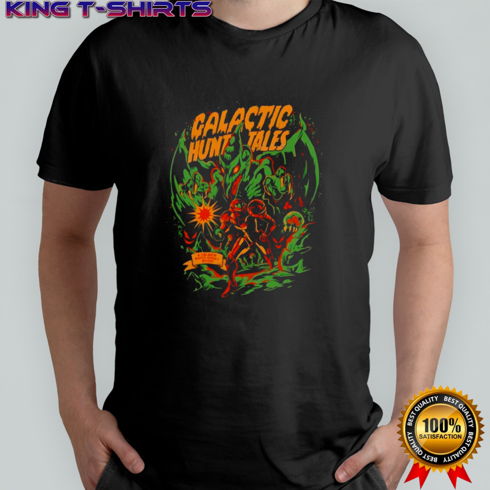 Galactic Hunt Tales Ilustrata poster shirt