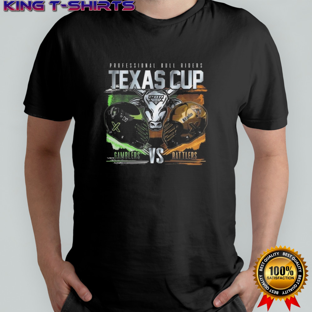 Gamblers vs Rattlers Professional Bull Riders Texas Cup Rivalry Shirt