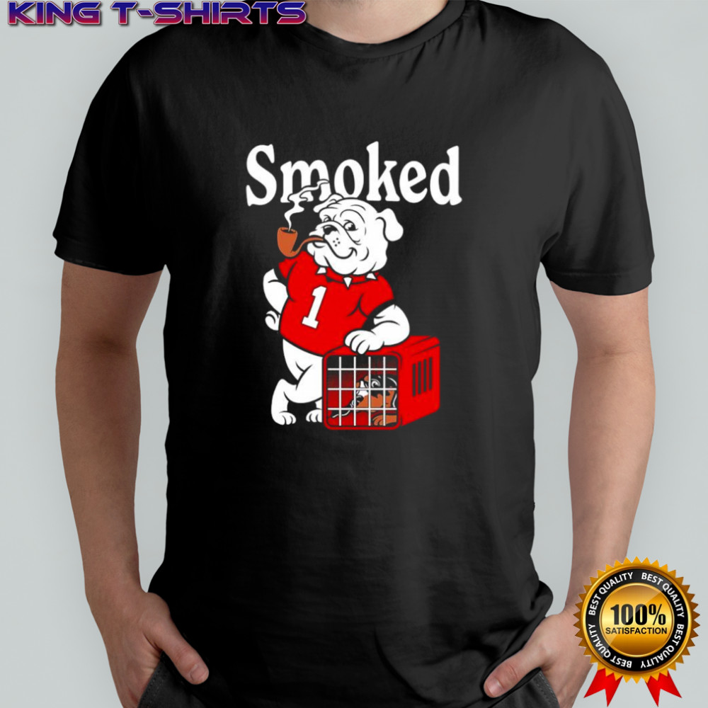 Georgia Bulldogs vs Tennesse Volunteers Smoked shirt