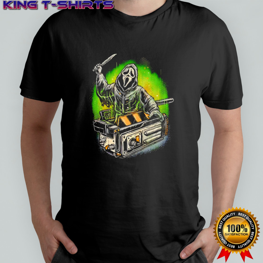 Ghost Trap Scream and Ghostbusters shirt