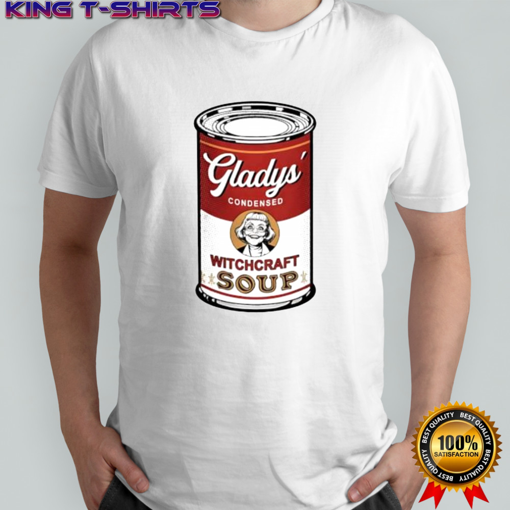 Gladys’ Condensed Witchcraft Soup classic parody art shirt