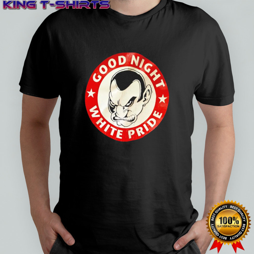 Good Night white pride shirt