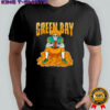 Green Bay Packers Skeleton on a Cheese Pile shirt